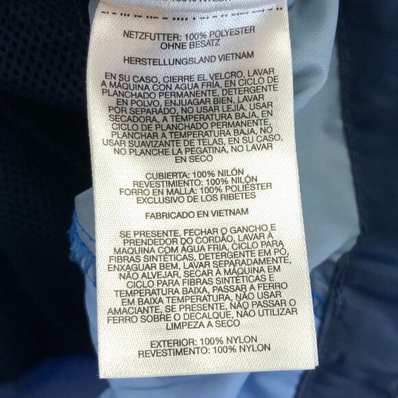 Columbia Mens Jacket Large Blue & Black Lightweight Nylon - Picture 8 of 10